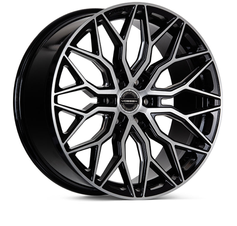 Vossen HF6-3 20x9.5 / 6x139.7 / ET15 / Deep Face / 106.1 - Brushed Gloss Black Wheel