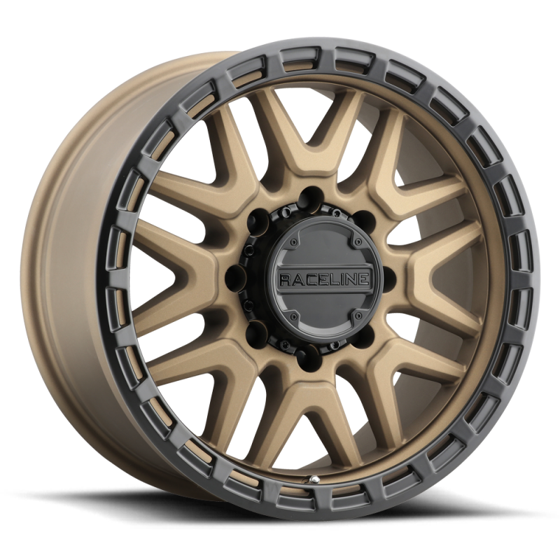 Raceline 953BZ Krank 20x9in / 8x165.1 BP / 0mm Offset / 125.2mm Bore - Bronze