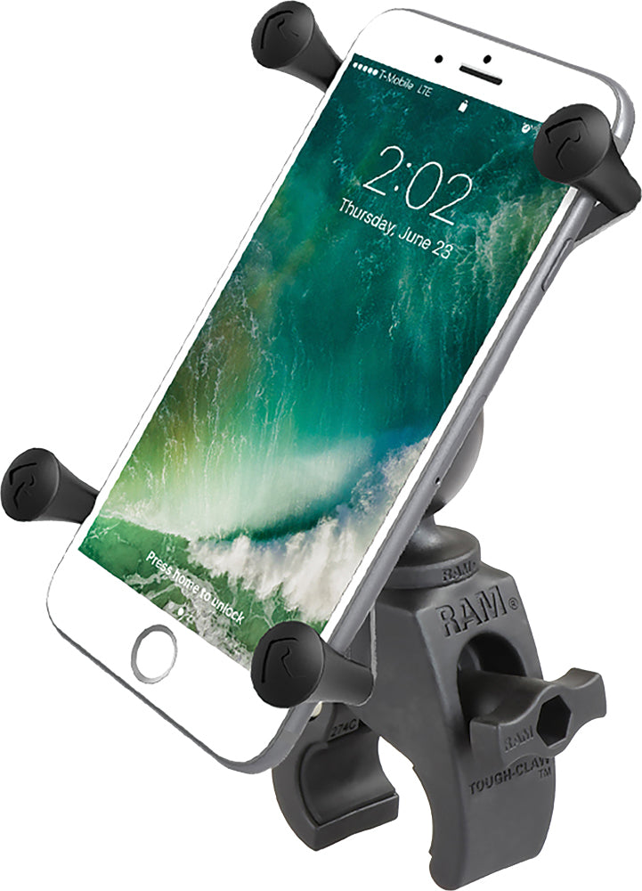 RAM Tough Claw Mount w/X-Grip .625-1.5" Range (RAM-HOL-UN10-400)