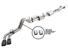 Cargar imagen en el visor de la galería, AWE 16-22 Toyota Tacoma 0FG Catback Exhaust w/ BashGuard - Dual Diamond Black Tips