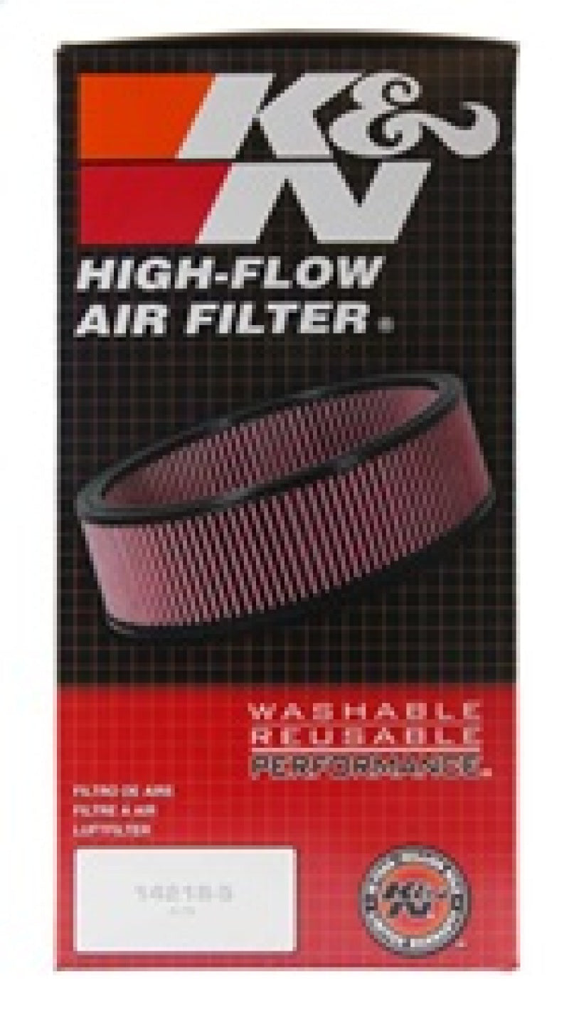 K&N E-3690 High-Flow Replacement Air Filter Round 11in OD 6in H — Universal Fit