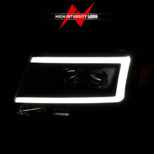 Cargar imagen en el visor de la galería, ANZO 2004-2008 Ford  F-150 Projector Headlights w/ Light Bar Black Housing