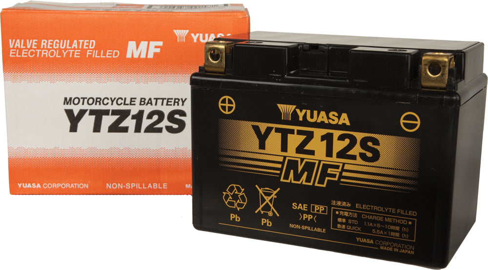 Yuasa Battery YTZ12S Sealed Factory Activated (YUAM7212A)