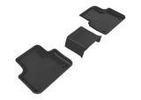 3D MAXpider 2017-2020 Audi Q7/Q8 Kagu 2nd Row Floormats - Black