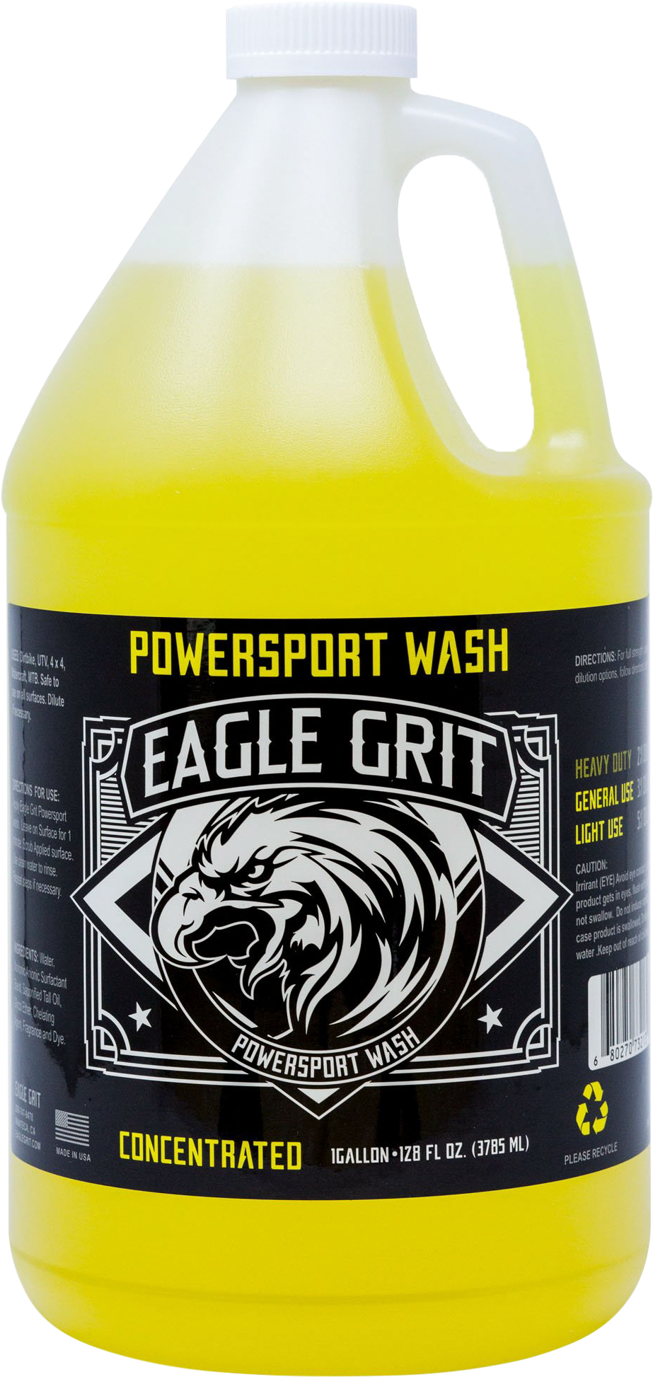 Eagle Grit Powersports Wash 1 GAL (4/Case Sold EA) (PSW01)