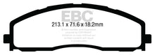 Cargar imagen en el visor de la galería, EBC 13+ Ford F250 (inc Super Duty) 6.2 (2WD) Yellowstuff Front Brake Pads