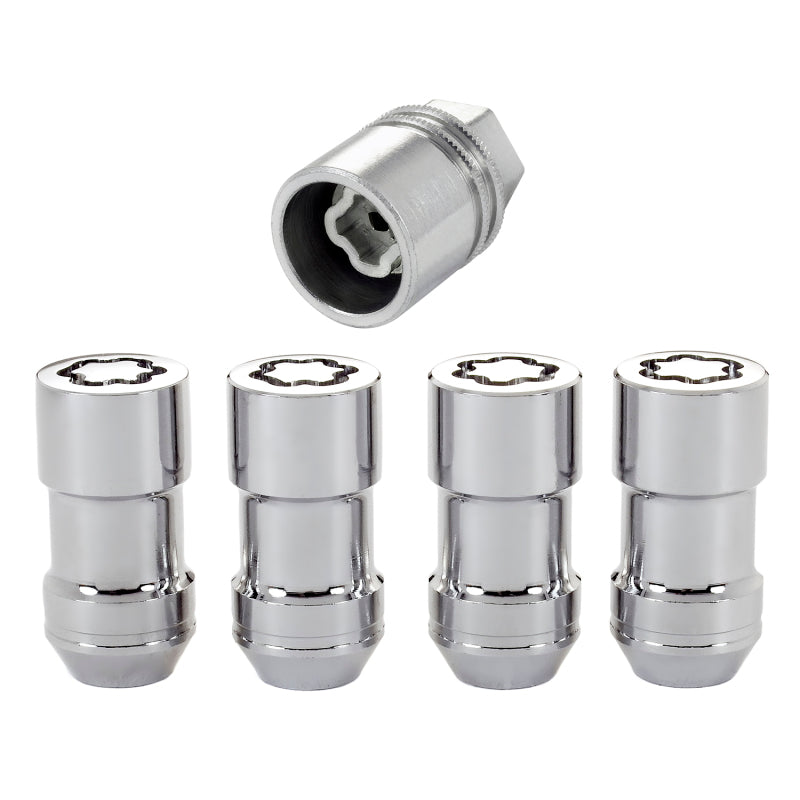 McGard Wheel Lock Nut Set - 4pk. (Cone Seat) 9/16-18 / 7/8 Hex / 1.765in. Length - Chrome