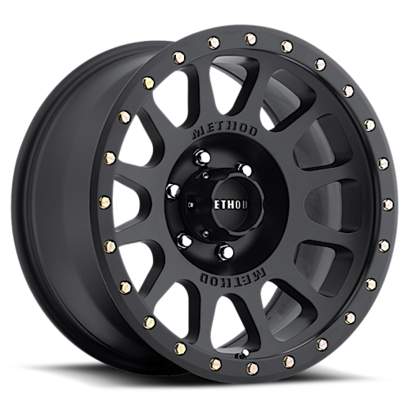 Method 305 NV 17x8.5 0mm Offset Matte Black Wheel — Fits 6x5.5 Bolt Pattern