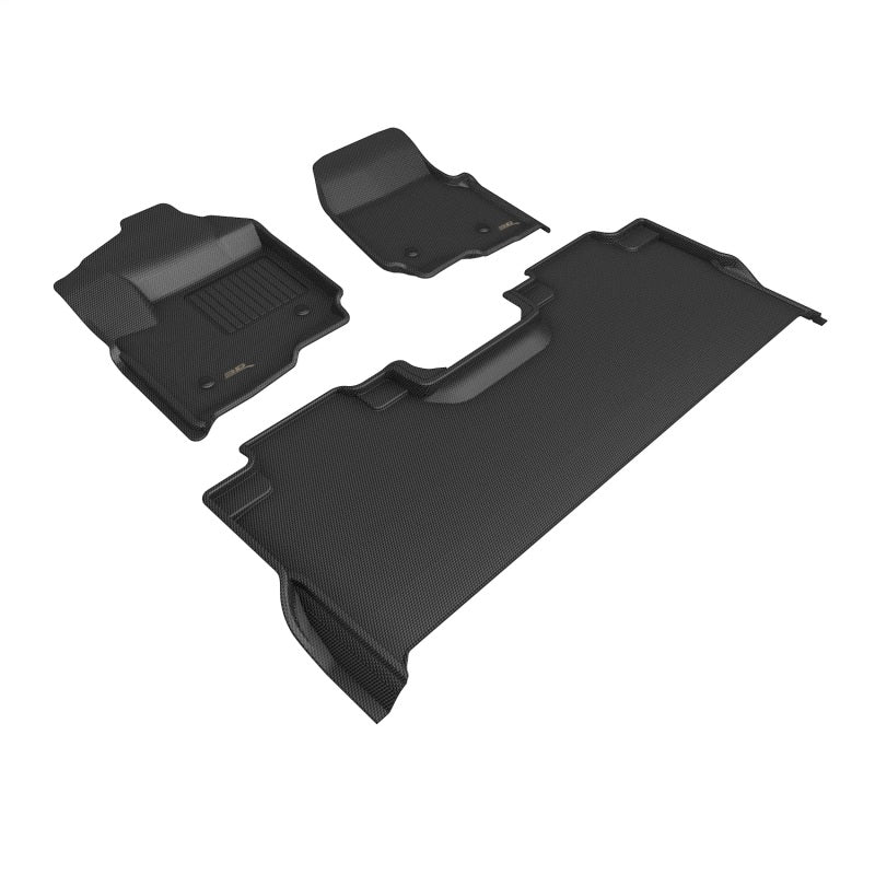 3D MAXpider 23-26 Ford F-250/F-350/F-450 Crew Cab Kagu Black Full Set
