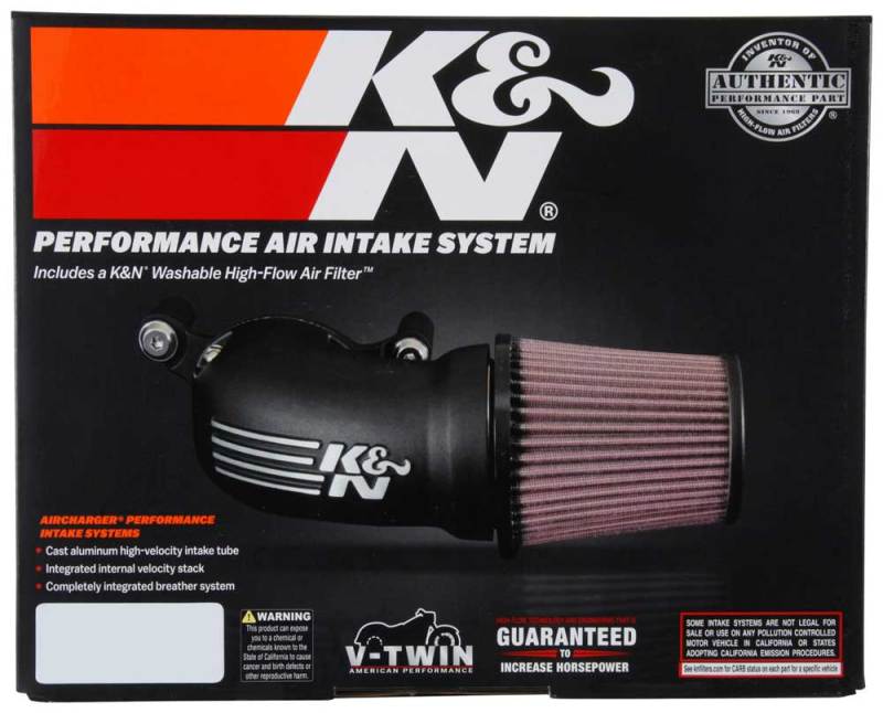 K&N 57-1134S Performance Air Intake System for Harley Touring (08-17)