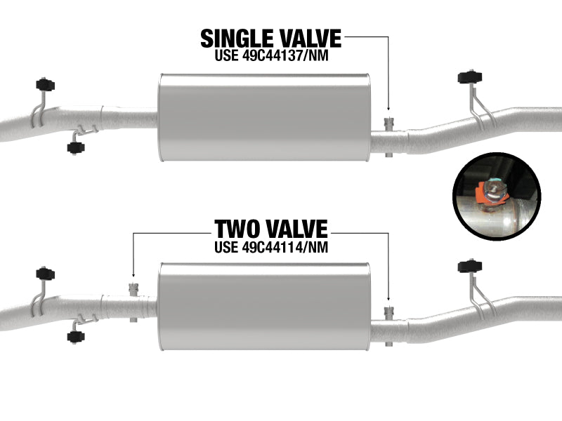 Tubo de actualización de silenciador de acero inoxidable 409 para camionetas GM aFe 20-21 (V8-6.2L)