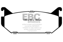 Cargar imagen en el visor de la galería, EBC 93-97 Ford Probe 2.0 16v Greenstuff Rear Brake Pads