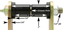 Cargar imagen en el visor de la galería, RockJock 76-86 CJ HD Leaf Spring Shackles Rear w/ Urethane Bushings HD Greasable Bolts Pair