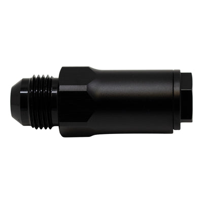 DeatschWerks 8AN Male to 1/2in Ford Male EFI Quick Connect Adapter - Matte Black