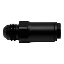 Cargar imagen en el visor de la galería, DeatschWerks 8AN Male Flare to 1/2in Ford Male EFI Quick Connect Adapter - Anodized Matte Black