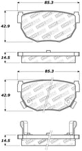 Cargar imagen en el visor de la galería, StopTech Performance 89-98 240SX Rear Brake Pads