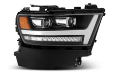 Cargar imagen en el visor de la galería, AlphaRex 19-20 Ram 1500HD PRO-Series Proj Headlight Plnk Style Blk w/Activ Light/Seq Signal/Plnk DRL