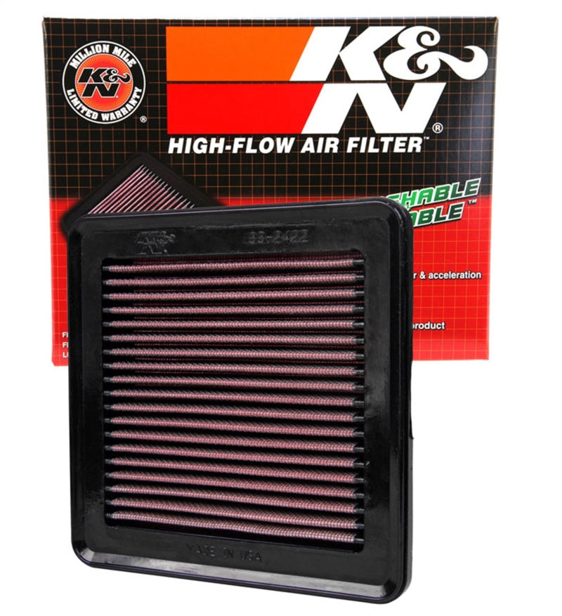 K&N Replacement Air Filter — Fits 2009-2013 Honda Fit