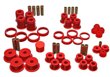 Cargar imagen en el visor de la galería, Energy Suspension 84-01 Jeep Cherokee/Wagoneer/Comanche Red Hyper-Flex Master Bushing Set