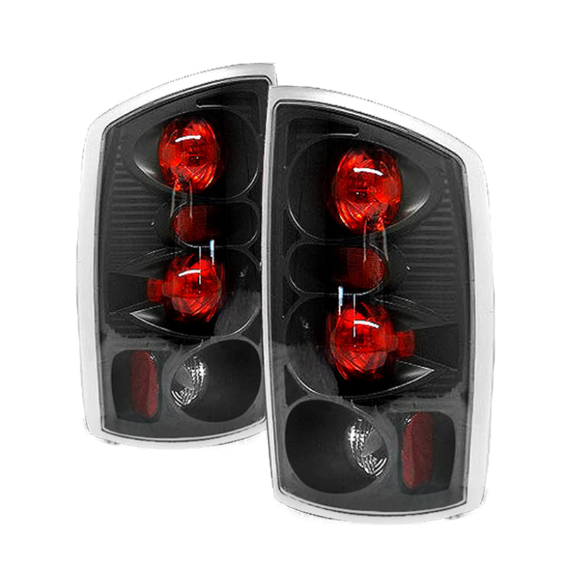 Luces traseras estilo europeo Spyder Dodge Ram 02-06 1500/Ram 2500/3500 03-06, color negro ALT-YD-DRAM02-BK