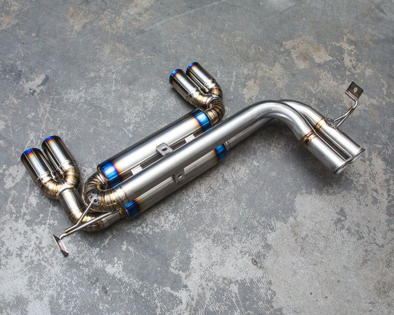 VR Performance 01-05 BMW M3 E46 Titanium Exhaust System- Quad Titanium Tips