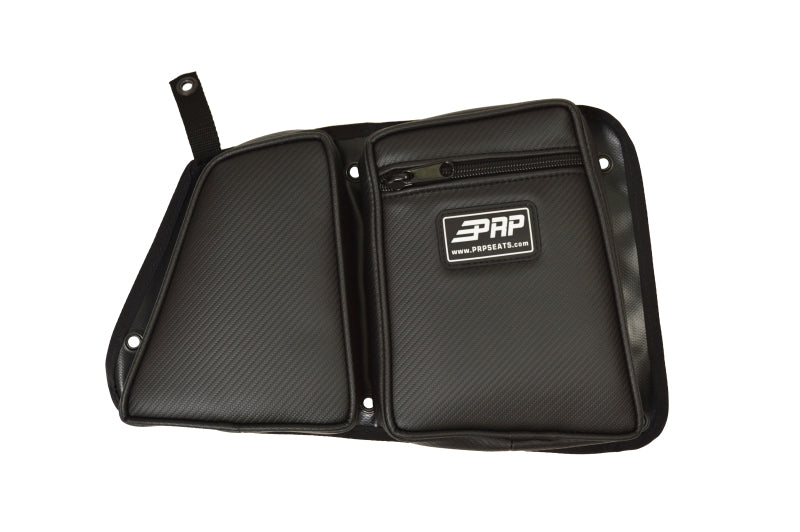 Bolsa para puerta trasera PRP Polaris RZR con rodilleras para Polaris RZR (lado del pasajero), color negro