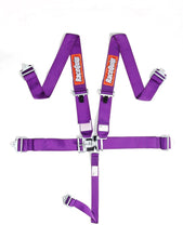 Cargar imagen en el visor de la galería, RaceQuip Purple L &amp; L 5pt Seat Belt