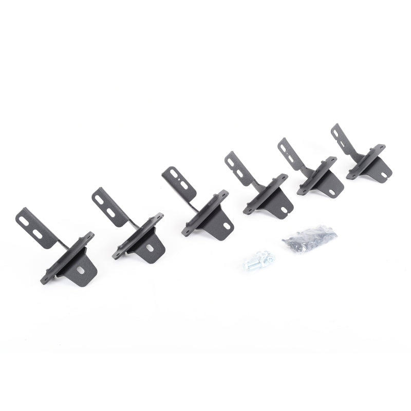 Soportes Go Rhino 2021+ Ford Bronco para estribos RB texturizados en negro