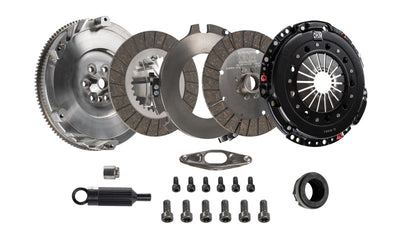 DKM Clutch MS Organic Twin Disc Clutch Kit w/Flywheel — Fits BMW 135i, 335i, 435i