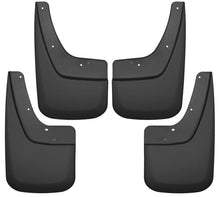 Cargar imagen en el visor de la galería, Husky Liners 14-17 GMC Sierra 1500 / 15-16 Sierra 2500 HD Front and Rear Mud Guards - Black