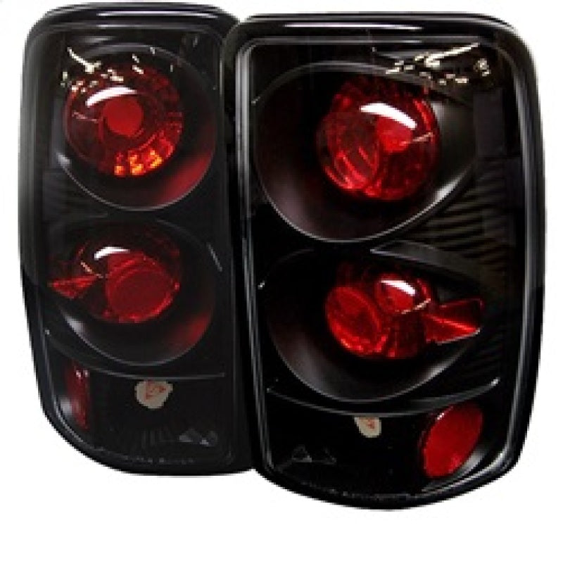 Luces traseras de estilo europeo para Spyder Chevy Suburban/Tahoe 1500/2500 00-06, color negro ALT-YD-CD00-BK