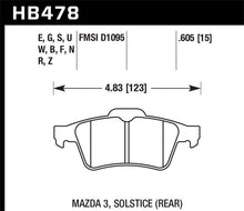 Cargar imagen en el visor de la galería, Hawk 13-14 Ford Focus ST / Mazda/ Volvo DTC-70 Race Rear Brake Pads