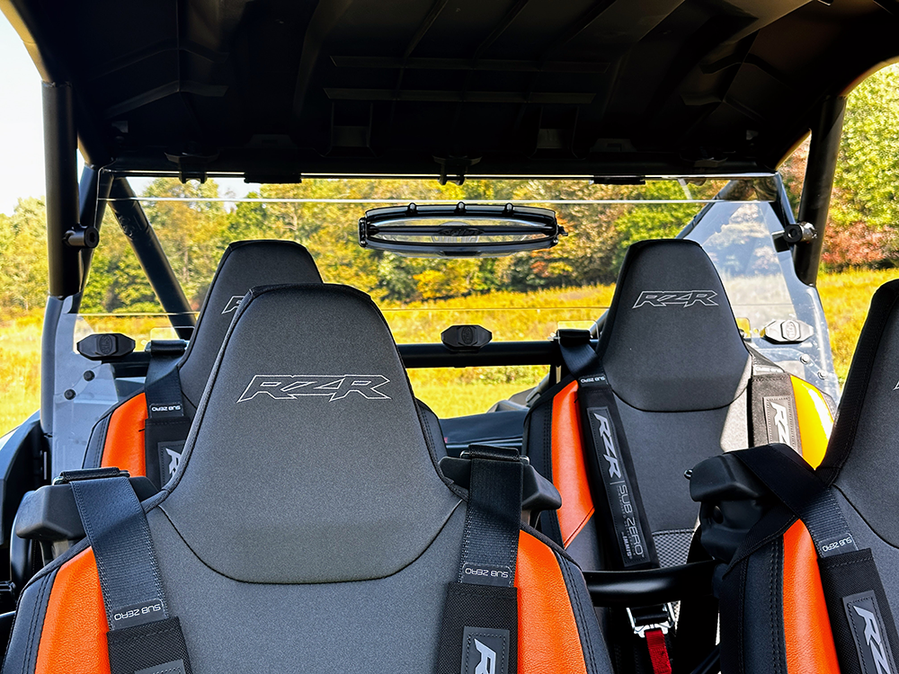 Spike Rear Vented Windshield Tinted Polaris RZR XP (78-4800-R-T)