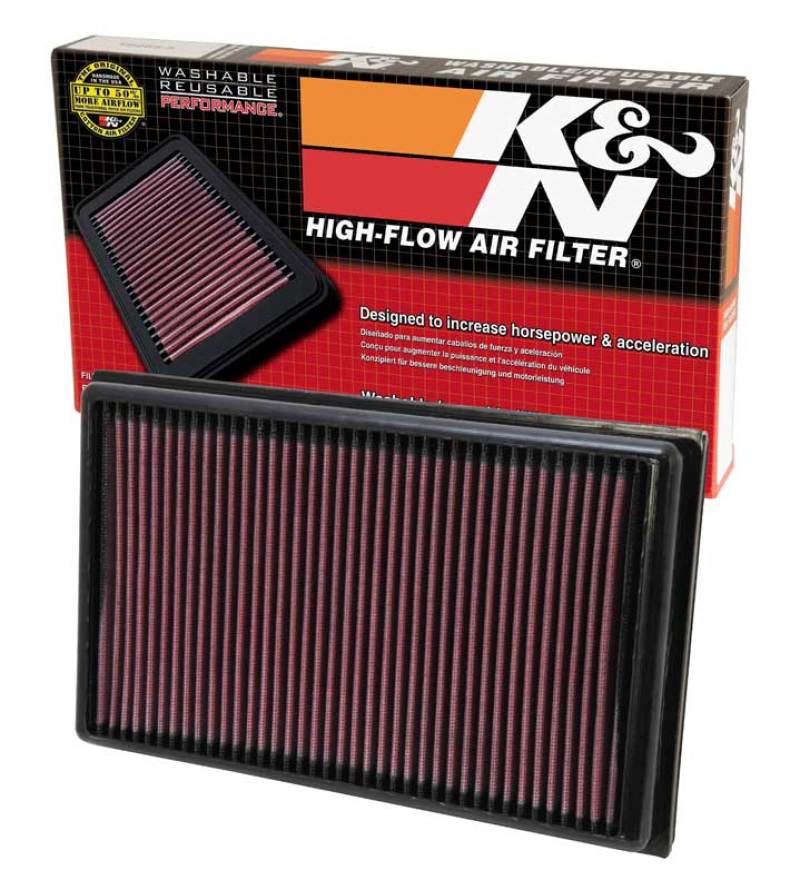 K&N Replacement Air Filter 12-13 Chevrolet Impala 3.6L V6 — Fits 12-16 Impala Limited