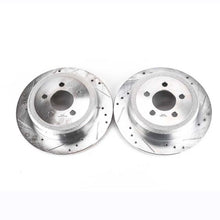 Cargar imagen en el visor de la galería, Power Stop 07-11 Dodge Nitro Rear Evolution Drilled &amp; Slotted Rotors - Pair