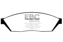 Cargar imagen en el visor de la galería, EBC 82-84 Honda Civic Hatchback 1.3 (4 Speed) Greenstuff Front Brake Pads