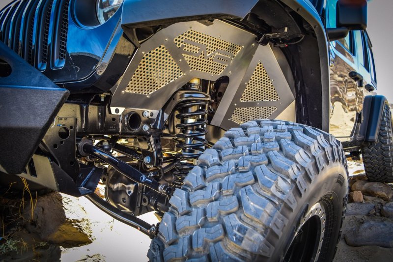 DV8 Offroad Hydraulic Bump Stop Pair — 2.0 x 2.5in Stroke for Jeep JK