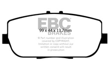 Cargar imagen en el visor de la galería, EBC 06-15 Mazda Miata MX5 2.0 Greenstuff Rear Brake Pads