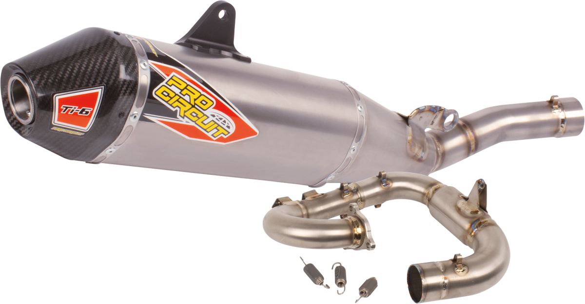 PRO Circuit TI-6 Titanium System w/Carbon END-CAP (0332645F)