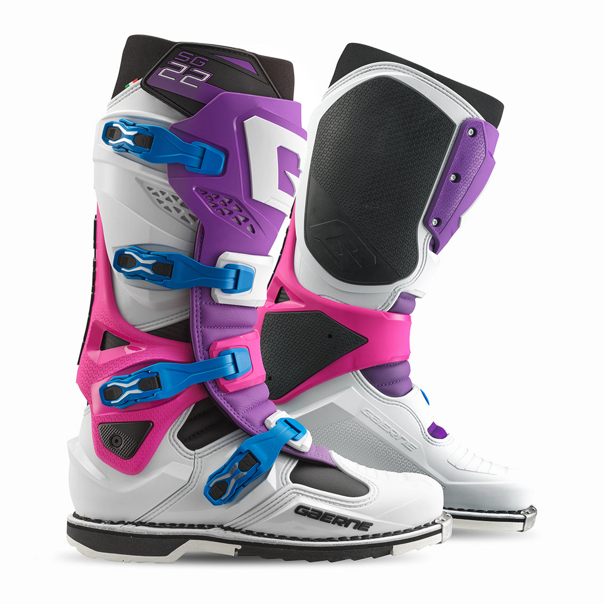 Gaerne SG22 Boots LE Purple/White/Rhodamine 11 (2262-019-46)