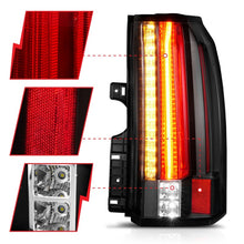 Cargar imagen en el visor de la galería, ANZO 2015-2017 GMC Yukon/Yukon XL LED Taillights Black