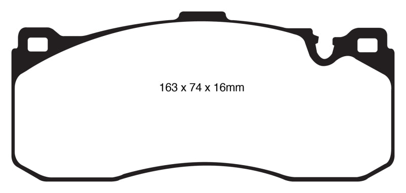 Pastillas de freno delanteras Redstuff EBC 08-10 BMW 135 3.0 Twin Turbo