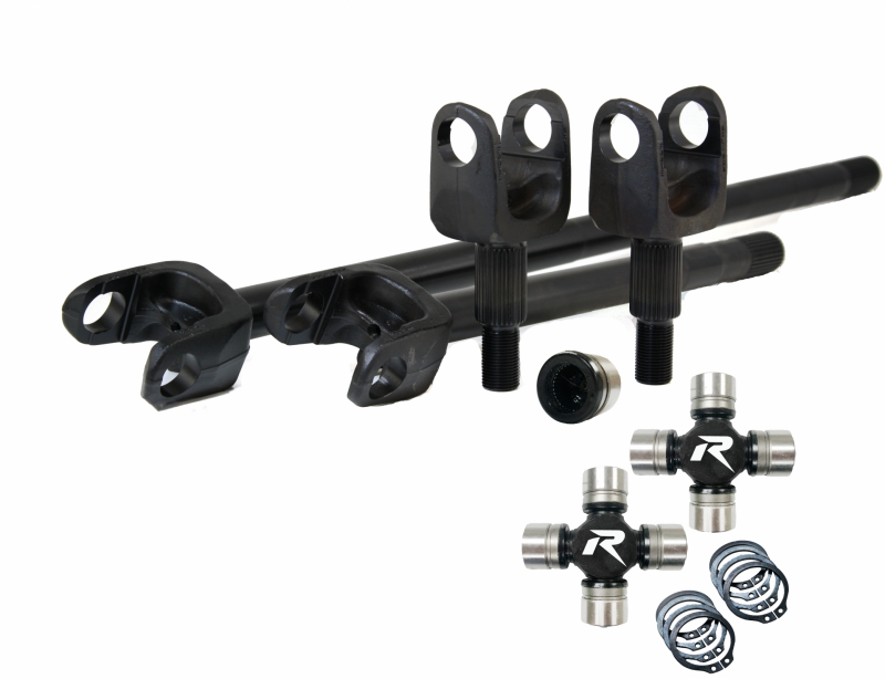 Revolution Gear & Axle Dana 44 Chromoly Front Axle Kit w/U-Joints — Fits 2007-2018 Jeep Wrangler JK