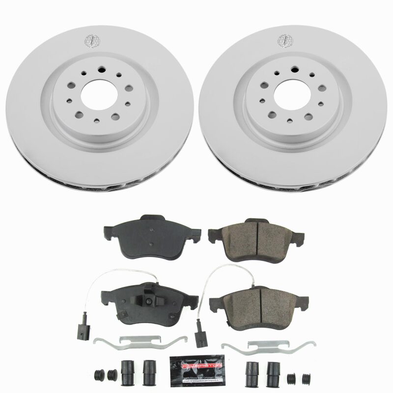 Power Stop 15-22 Ram ProMaster City Front Z23 Coated Brake Kit