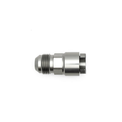 DeatschWerks 8AN Male to 3/8in Female EFI Quick Connect Adapter - DW Titanium