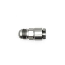 Cargar imagen en el visor de la galería, DeatschWerks 8AN Male Flare to 3/8in Female EFI Quick Connect Adapter - Anodized DW Titanium