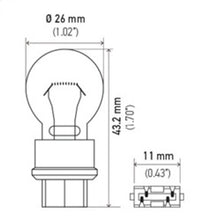 Cargar imagen en el visor de la galería, Hella Bulb 3157 12V 27/7W W2.5x16q S8