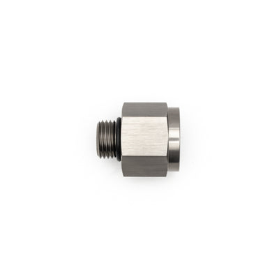 DeatschWerks 6AN ORB Male to M18 X 1.5 Metric Female Fitting - Anodized Matte Black
