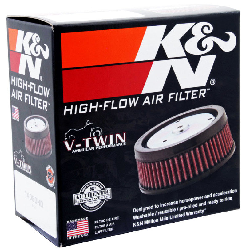 K&N E-3200 Custom Air Filter Round 5-3/8in OD x 4in ID x 2in Height