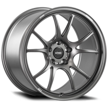 Cargar imagen en el visor de la galería, Konig Forged F3S 17X9 5X114.3 ET40 Satin Charcoal Knurled Bead